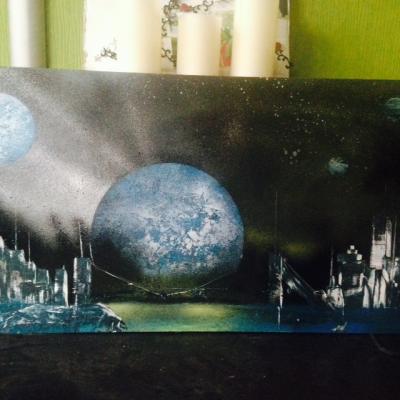 Toile Planète